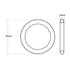 uxcell Silicone O-Rings, 90mm OD 86.2mm ID 1.9mm Width VMQ Seal Gasket for Compressor Valves Pipe Repair, White, Pack of 10...