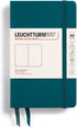 LEUCHTTURM1917 - Notebook Hardcover Pocket A6-187 Numbered Pages for Writing and Journaling (Pacific Green, Plain)...