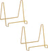 TRIPAR Square Metal Wire Stand, Gold Finish (2 Pack, 6-Inch Depth) - Tabletop Display - Handcrafted Edge Design For Sleek & Modern Look - Perfect ...