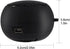 Portable Mini Speaker with 3.5mm Aux Jack Plug in Loud Basse Speaker for Smart Phone, Retractable Mobile Line-in Speaker for iPad Laptop Computer(...