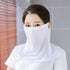 PRETYZOOM Cotton Scarf 4Pcs Sun Protection Masks Silk Neck Scarf Masks Seamless Face Mask Bandanas for, Outdoors, Festivals, Sports (Random Color)...