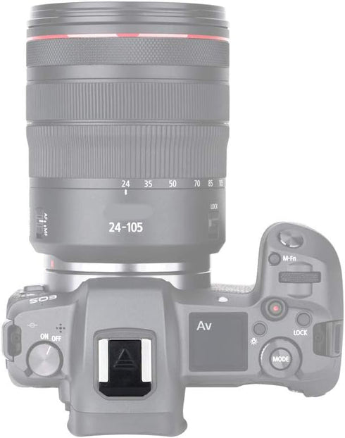 2 Pack RF Mount Body Cap Cover & Rear Lens Cap for Canon EOS R100 R50 R8 R R3 R5 R6 Mark II R7 R10 RP Mirrorless Camera & RF Mount Lenses,with 2 E...