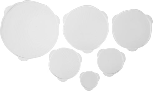 GIR: Get It Right Reusable Stretch Lids, 6-Piece Round, Frost...