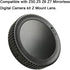 Camera Body Cap & Rear Lens Cap Cover Compatible for Nikon Z8 Z9 Z7II Z6II Z7 Z6 Z5 Z50 Camera kit Z Mount Lens (2 Pack)...