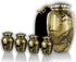 Trupoint Memorials Small Urns for Human Ashes Keepsake, Camouflage and Hunters Decorative Mini Cremation Urn for Adult Men and Women, Golden...