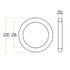 uxcell Nitrile Rubber O-Rings 11mm OD 7mm ID 2mm Width, Metric Sealing Gasket for Automotive Machine Plumbing, Pack of 12...
