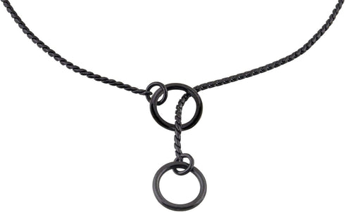 Alvalley Metal Chain Dog Show Collar - Pet Slip Collar for Shows - Fine Brass Snake Chain Collar - Adjustable for Toy, Small, Medium, Large, and E...