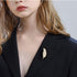 Gold Rhinestone Feather Brooch Pin for Women Men Fashion Crystal Delicate Leaf Brooch Lapel Pins Elegant Dress Accessories Jewelry Boutonniere Cor...
