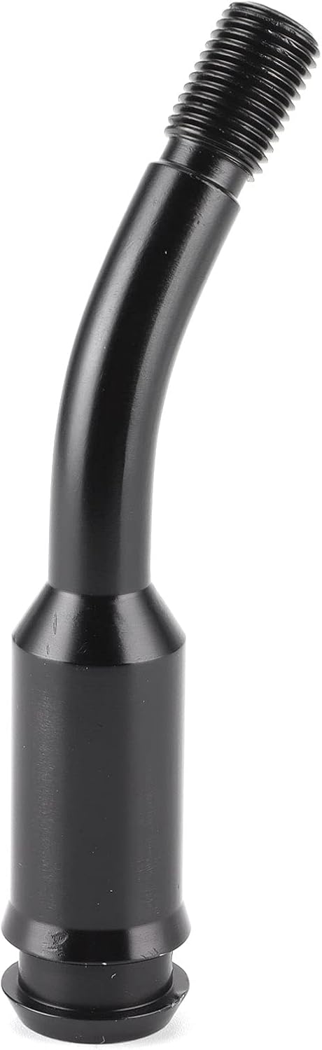 aqxreight Shift Knob Extender, Aluminum Racing Gear Shifter Stick Lever 5" Bend Bent Extension Compatible with T3/T4 T25...