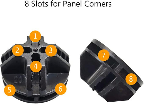 Wire Cube Connectors Plastic Connectors Wire Grid Cube Storage Organizer Connector for Wire Cube Storage Unit Cube Storage Modular Closet - Black ...