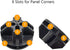 Wire Cube Connectors Plastic Connectors Wire Grid Cube Storage Organizer Connector for Wire Cube Storage Unit Cube Storage Modular Closet - Black ...