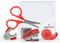 Mini School Supplies Kit — Aesthetic Mini Stapler — Mini Tape Dispenser Mini Scissors — Mini Office Supply Kit for Kids — Tiny Notary Supplies —in...