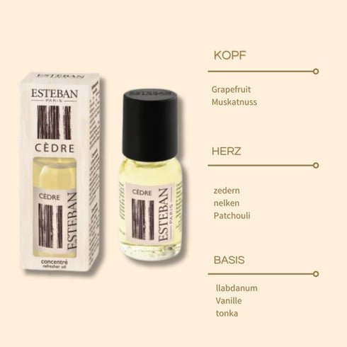 Esteban Paris Cedre Refresher Oil 15ml...