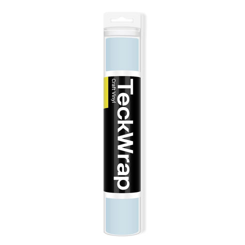 TECKWRAP 001 Vinyl Matte Permanent Adhesive Vinyl for Craft Decal Projects 12" x 10ft, Matte Baby Blue...
