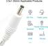 2PCS USB to 5V DC Power Cable White,4FT/1.2M USB to 3.5 x 1.35mm Plug Barrel Jack 5V DC Power Supply Cord Cable,20AWG USB DC 5V Charging Cable Ada...