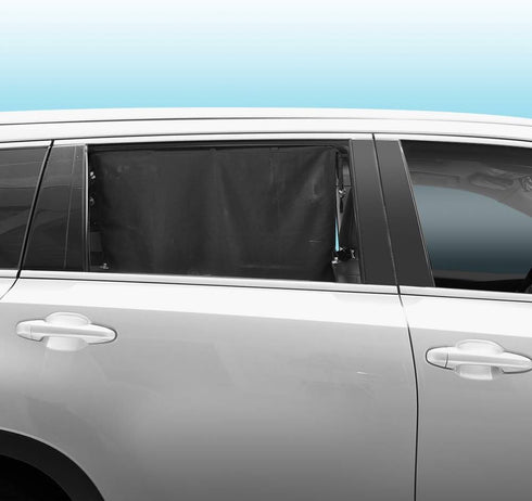 ggomaART Car Side Window Sun Shade - Universal Reversible Magnetic Curtain for Baby and Kids with Sun Protection Block Damage from Direct Bright S...