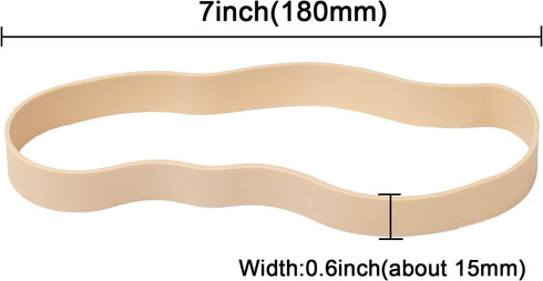 AMUU Rubber Bands Thick Size #107 wide Rubber Bands 30 pack Big Elastics Bands large Long Rubber Bands for Office Supply File Folders box Books gi...