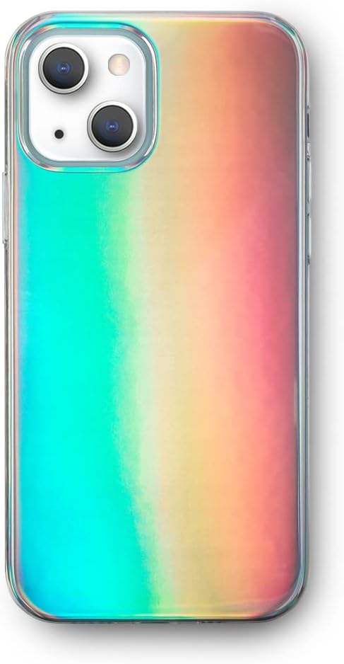 FELONY CASE - iPhone 13 Mini Case - Stylish Aura Holographic iPhone Case - Wireless Charging Compatible - Anti-Scratch, 360° Shockproof Protective...