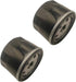 492932s 49065-0721 Oil Filter Replacement for Kawasaki FX600V FR691V FR730V FR651V FS451V FS481V FS651V 4 Cycle Engine FB460V (2 Pack)...