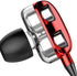 Wired Earphones with Microphone Headset Stereo Sound Quality Noise Canceling Headphones for Running/Cooking/Gym/Sports (A4- Red)...