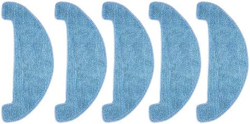 Accessories Parts 5 pcs Microfiber Mop Cloth Replacement for ILIFE V8s Robotic Mop Vacuum Cleaner...