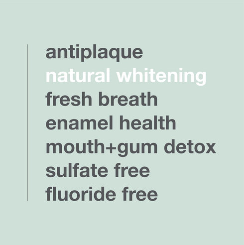 Davids Fluoride Free Toothpaste, Teeth Whitening, Antiplaque, SLS (Sulfate) Free, Promotes Enamel Health, Mouth & Gum Detox, EWG Verified, Natural...
