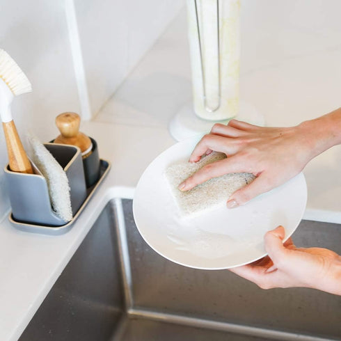 Full Circle Beachy Clean, Heavy Duty Scour Pads Made with Coconut Shells, Plant-Based & Recycled Materials, Pack of 3...