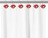Mothers Day Love Valentines Day Shower Hooks, Red White Shower Curtain Hooks Set, Decorative Funny Gifts Shower Curtain Hooks, Christmas Bathroom ...