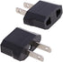 ANRANK E-U4113619AK European to USA American Outlet Plug Adapter (Black, 2-Pack)...