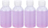 PE Plastic Food Grade Bottles, Wide Mouth Lab Reagent Bottle, Liquid/Solid Sample Seal Sample Storage Container Chemical Bottle (Translucent, 3.4o...