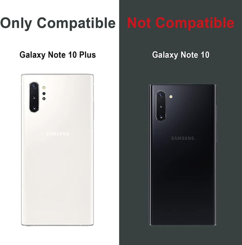 TORU CX PRO Case for Galaxy Note 10 Plus / 10 Plus 5G, with Card Holder | Slim Protective Cover with Hidden Cards Wallet Flip Slot Compartment Kic...