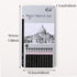 Drawing Sketch Pencils Set 4H 2H H HB B 2B 4B 6B 8B 10B 12B 14B Art Supplies for Drawing Art Sketching Shading Artist Pencils, 12 Count Black...