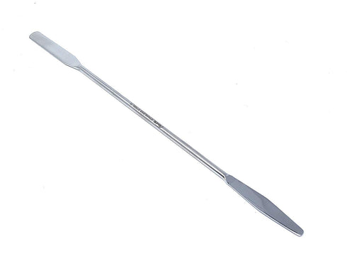 A2Z-DE003 Stainless Steel Double Ended Micro Lab Spatula Sampler, Round & Tapered Arrow End, 7" Length...