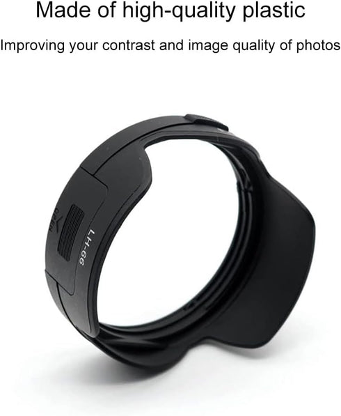 LH-66 Camera Mount Lens Hood compatible with Olympus M. ZUIKO ED 12-40mm F2.8 Lens DSLR Lens Hood...