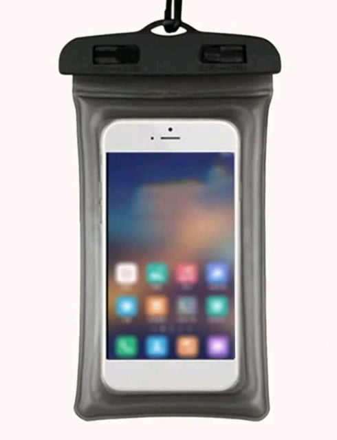 Sea,Sand&Sun Floating Waterproof Phone Case, Waterproof Cellphone Bag, Floatable, Waterproof Phone Pouch, Clear Design, Touch Screen, Beach Swim T...