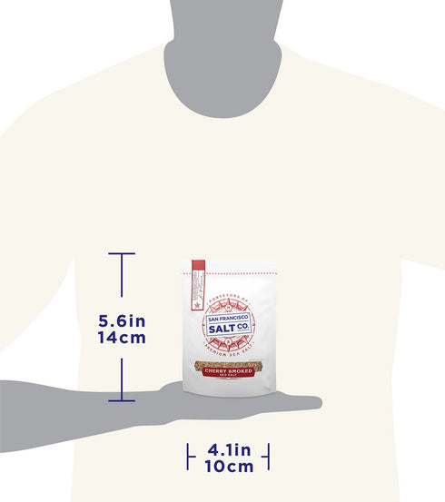 Cherrywood Smoked Sea Salt - 5 oz. Fine Grain by San Francisco Salt Company...