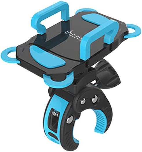 Bike Mount, Bike Phone Mount Motorcycle Baby Carriage Bicycle Cell Phone Holder Cradle with Rubber Strap 360 Degree Rotate for iPhone X,8,7 6s Plu...