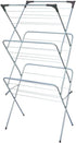 Home Basics Metal Clothes Rack for Hanging Clothes (Silver) 3 Tier Portable Clothes Rack for Swimsuits, Towels, Shirts, Pants, and Accessories | F...