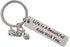 Ride motorcycle stainless steel safe with you key chain key ring drive safe couple car key chains life beautiful men valentines keychains women bo...