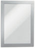 Durable Duraframe Self Adhesive Magnetic Sign Holder in Half Letter-Size 5.5" x 8.5" Inches - Silver Frame - Pack of 2...