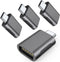 AuviPal 10Gbps USB C to USB 3.1 Adapter (4 Pack), Thunderbolt 4/3 to USB OTG Converter for iPhone 15, MacBook, iPad, iMac and More Type C Devices ...