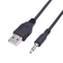USB to 3.5mm Male Aux Audio Cable Cord, Charger Cable Data Transfer for Headphones, Speakers, MP3/MP4 Players, Watches & More 3.5mm port devices(3...