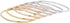 Edforce Stainless Steel Glossy Thin Round Bangle Bracelet Set for Women, Set of 7...