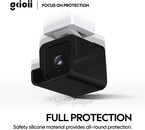 Protective Silicone Skins Only for Wyze Cam V3 Camera?Weather-Resistant Waterproof Anti-Sun All-Round Protective Case/Cover Accessories for Indoor...