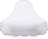 Creative Co-Op White Enameled Metal Soap Dish, Hangs or Sits...