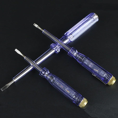 Mains Tester, 3PCS AC 100-500V Electric Tester Pen Electrical Circuit Tester Light Voltage Detector Screwdriver Electric Pen...