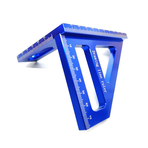 45/90 Degree Aluminum Alloy Woodworking Square Protractor Miter Triangle Ruler Layout Measuring Tool for Engineer Carpenter...