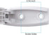 Miady RV Baggage Door Catch -Holds Compartments and Doors Open, Durable Material and Simple Installation- White...