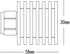 BECEN 10 Watt 50 ohm Dummy Load - N Type Connector Fixed Termination Load for Ham Radio DC to 3Ghz...