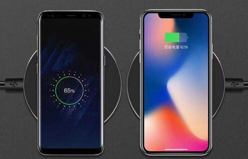 Taidacent Wireless Quick Charger Ultra-Thin Fast Wireless Charger Transmitter Module ST Quick Charging Scheme Universal QI (White Case)......